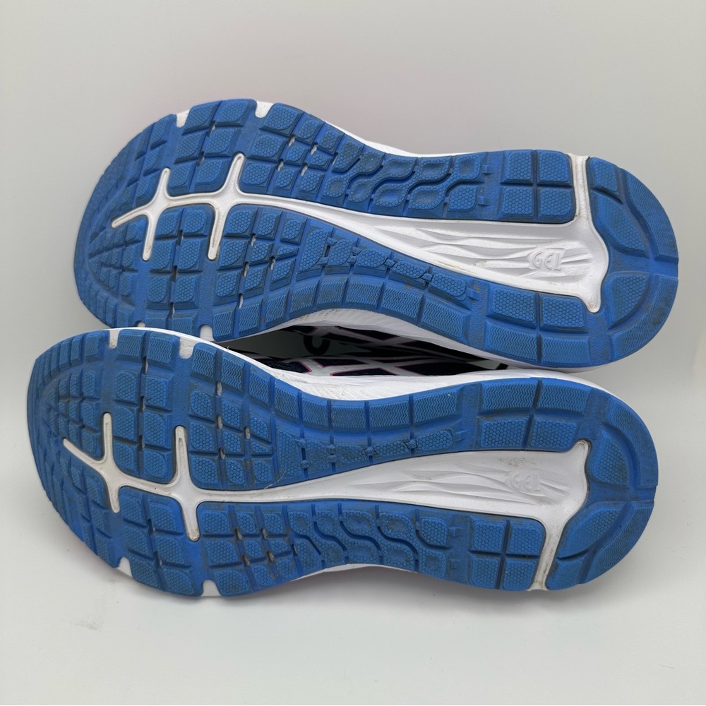 OASIS Everyday Comfort AmpliFoam Contend Blue Pink Stripe Sneakers Size … - Picture 7 of 12